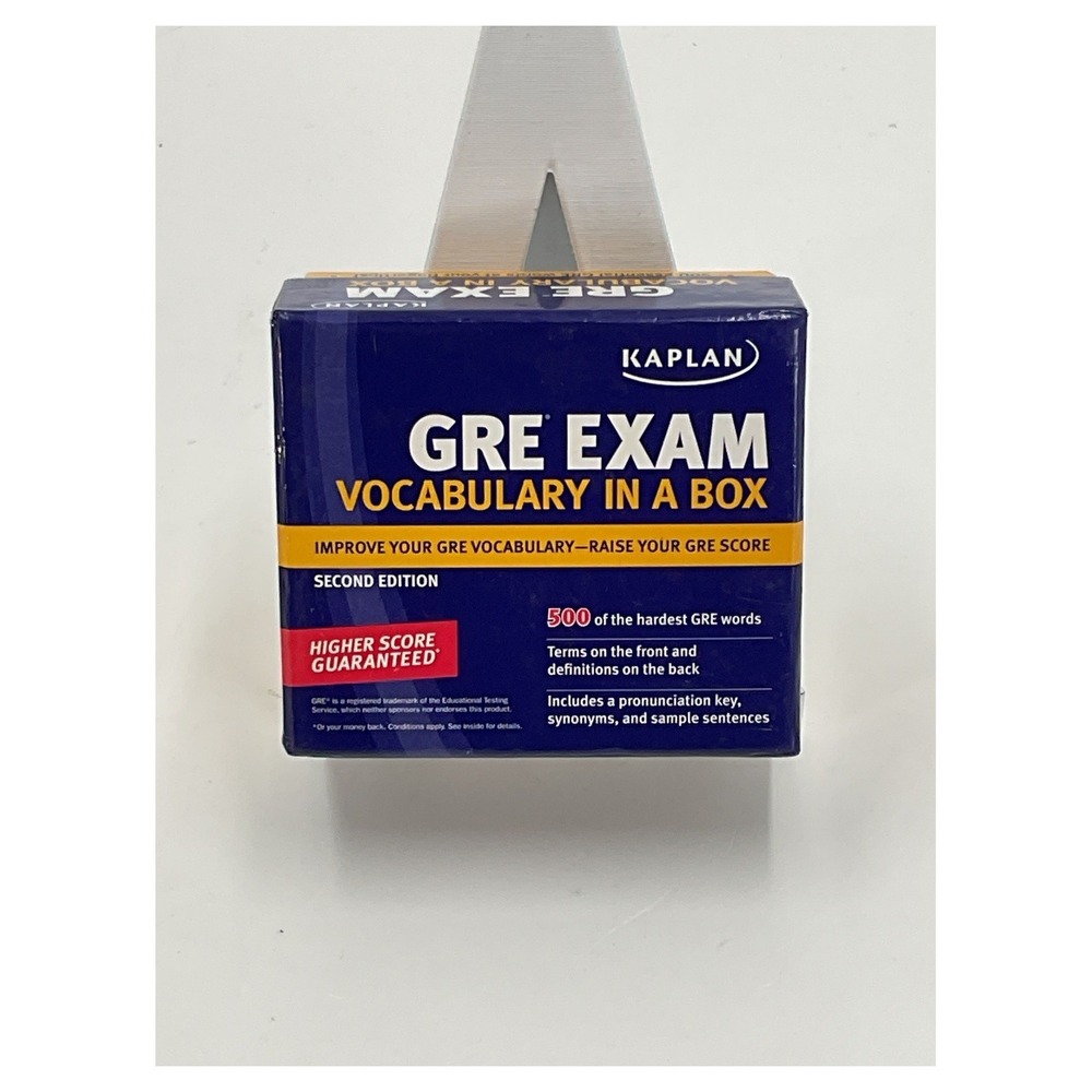 Kaplan GRE Exam Vocabulary Flashcards Second Edition